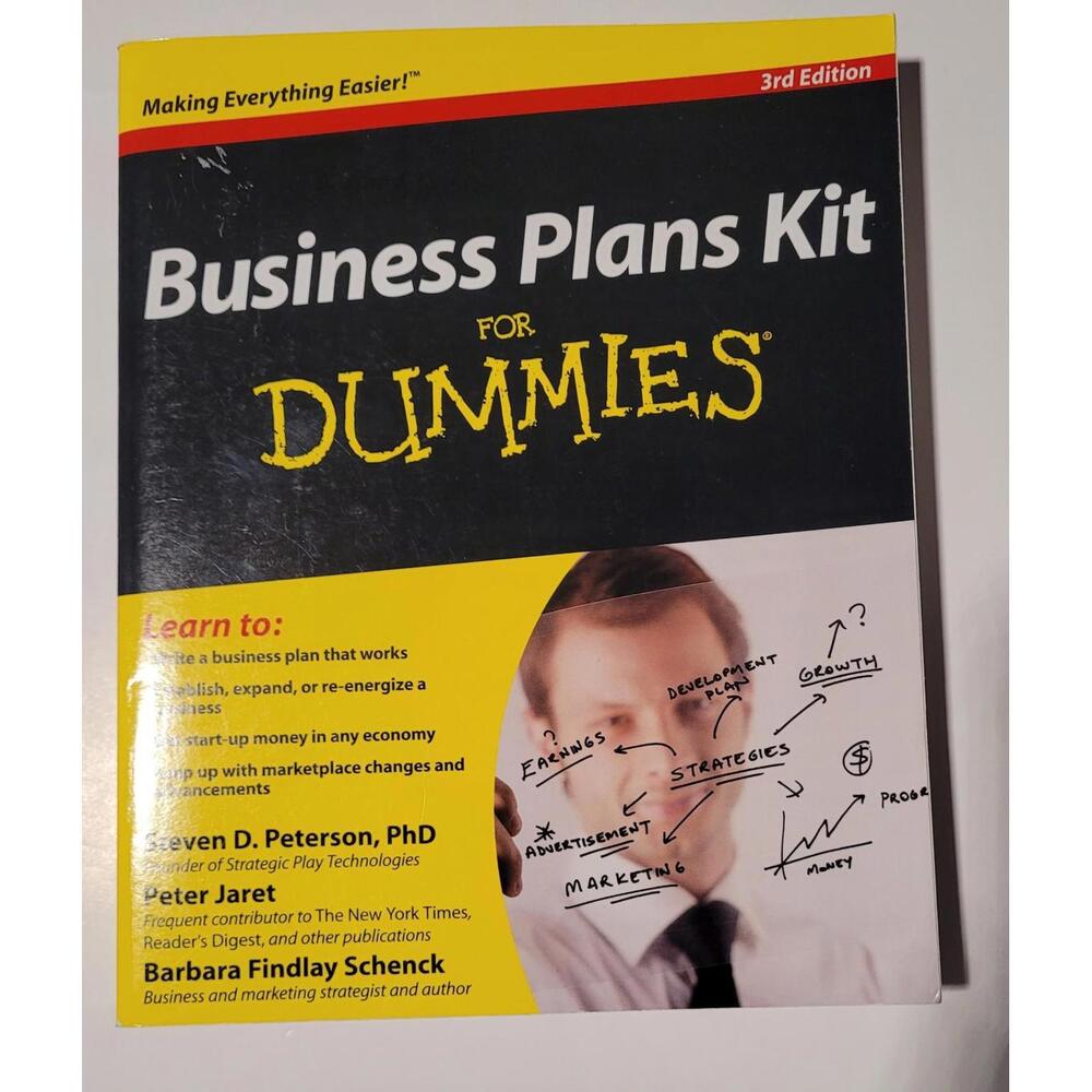 Business Plans Kit For Dummies by Steven D. Peterson (English) Paperback Book